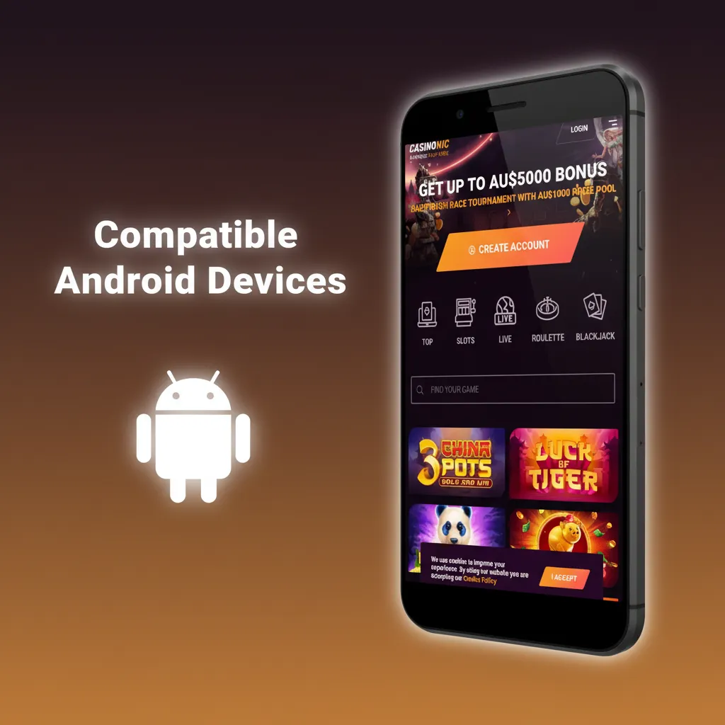 Compatible Android devices in Australia: Samsung S23/S23+, A54, Note20; Google Pixel 7/7a, 8; Oppo Find X5; more.