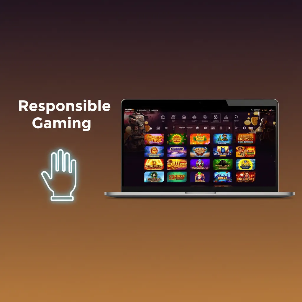 Responsible gaming dashboard with deposit limits, reality checks, timeouts, and self‑exclusion options in settings