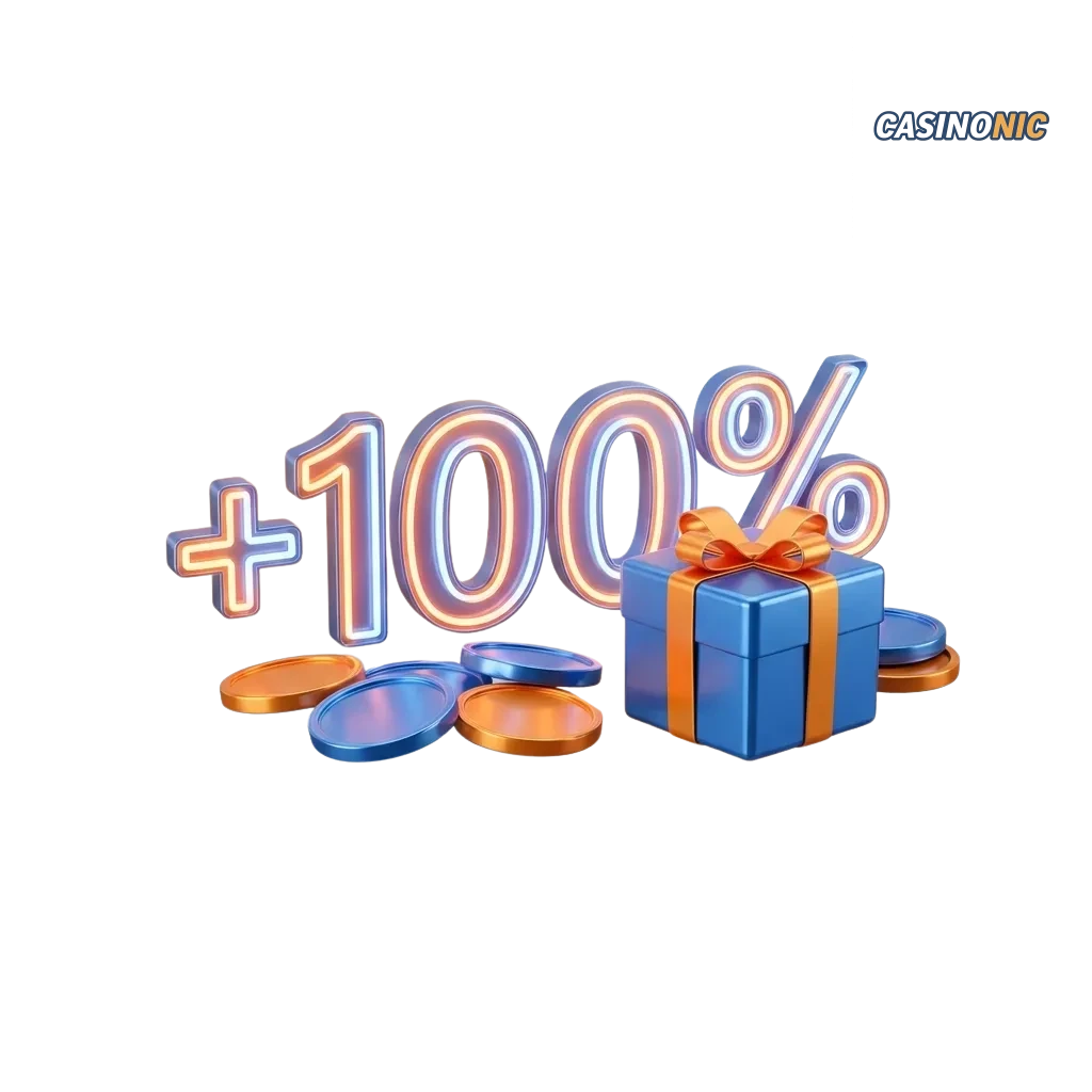 Casinonic casino promotions page showing welcome bonuses, pokies, live dealer games, and sports betting offers for Australia