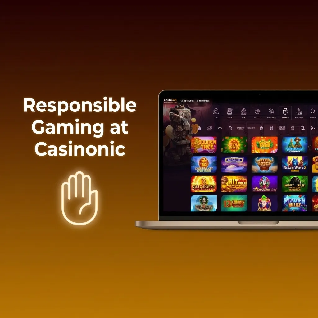 Casinonic responsible gaming tools including deposit limits, session reminders, reality checks, and self-exclusion options